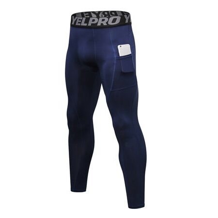 Yel Pro compression pant Long (Colour: Navy Blue)