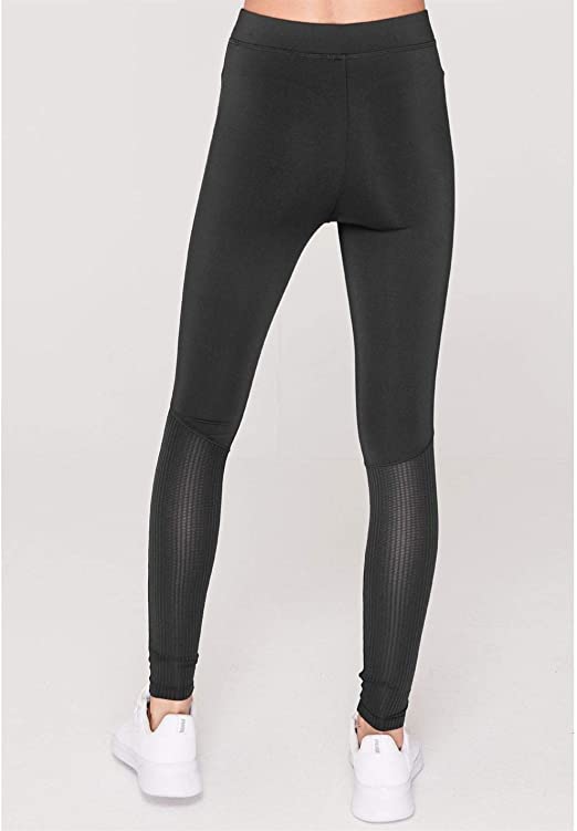 LA Gear Womens Leggings Performance Tights Pants (Colour: Charcoal
