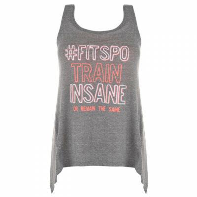 Training Zone Slogan Crop Vest