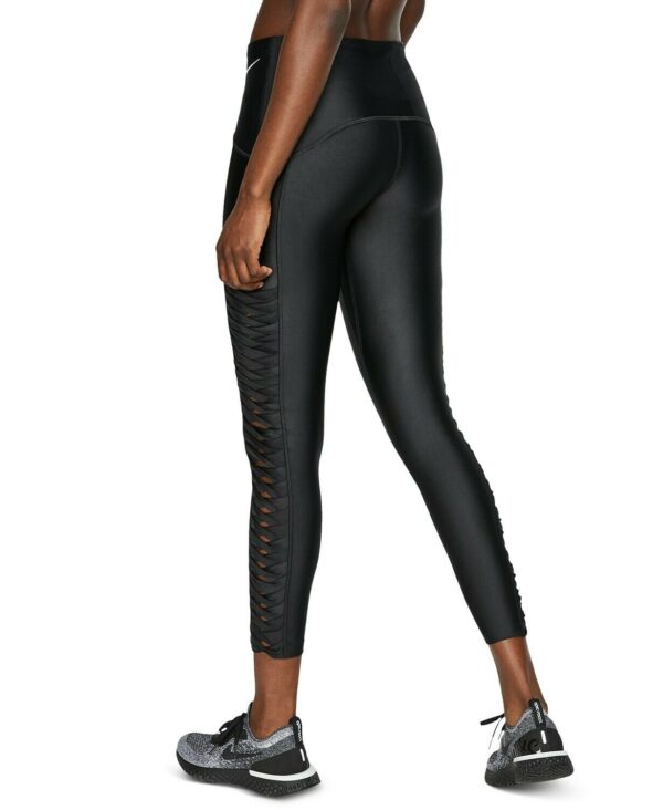 Nike Womens Speed Dri-fit Mesh-twist Running Leggings