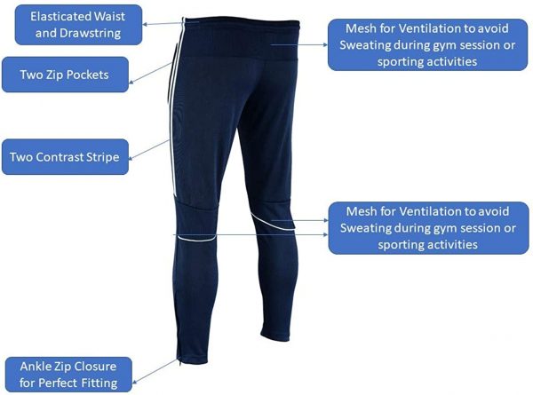 Sterling Sport Mens Training Tango Tracksuit Trouser