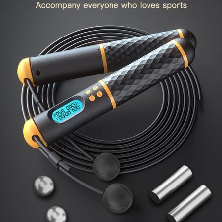 UUAA Digital Counting Jump Rope Cordless Jump Ropes Skipping Rope For Training