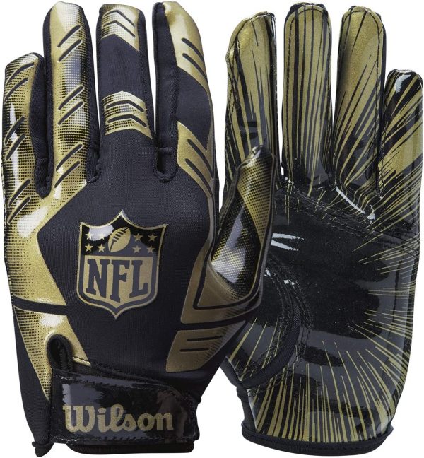 Wilson NFI Stretch Fit American Football Receivers Gloves