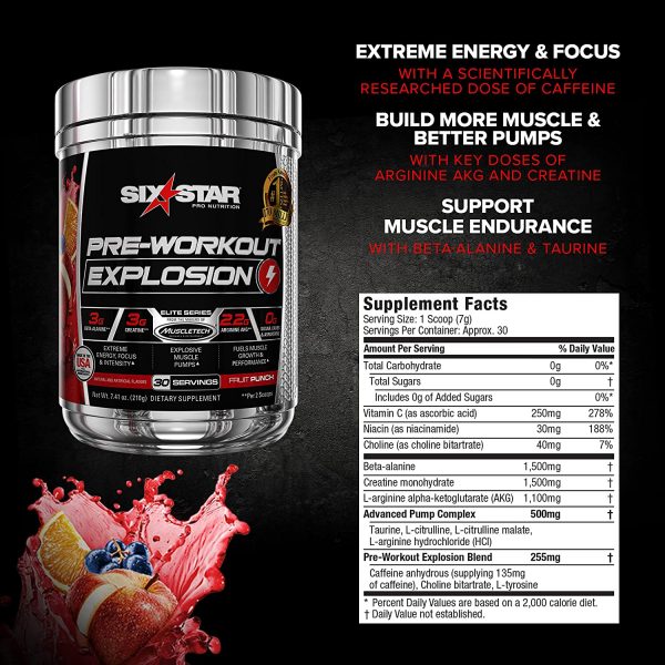 Six-star Pre-workout Explosion