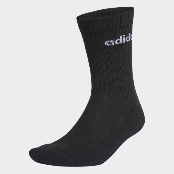 Adidas Cushioned Crew Socks 3 Pairs - Black
