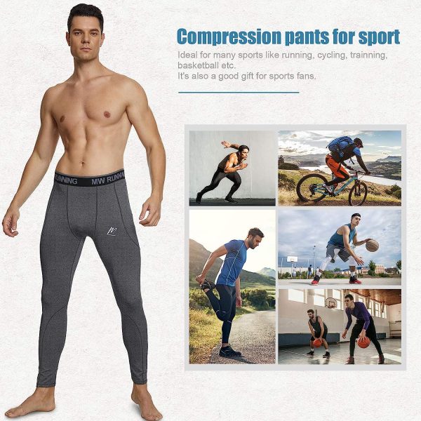 MEEWEE Men's Compression Pant